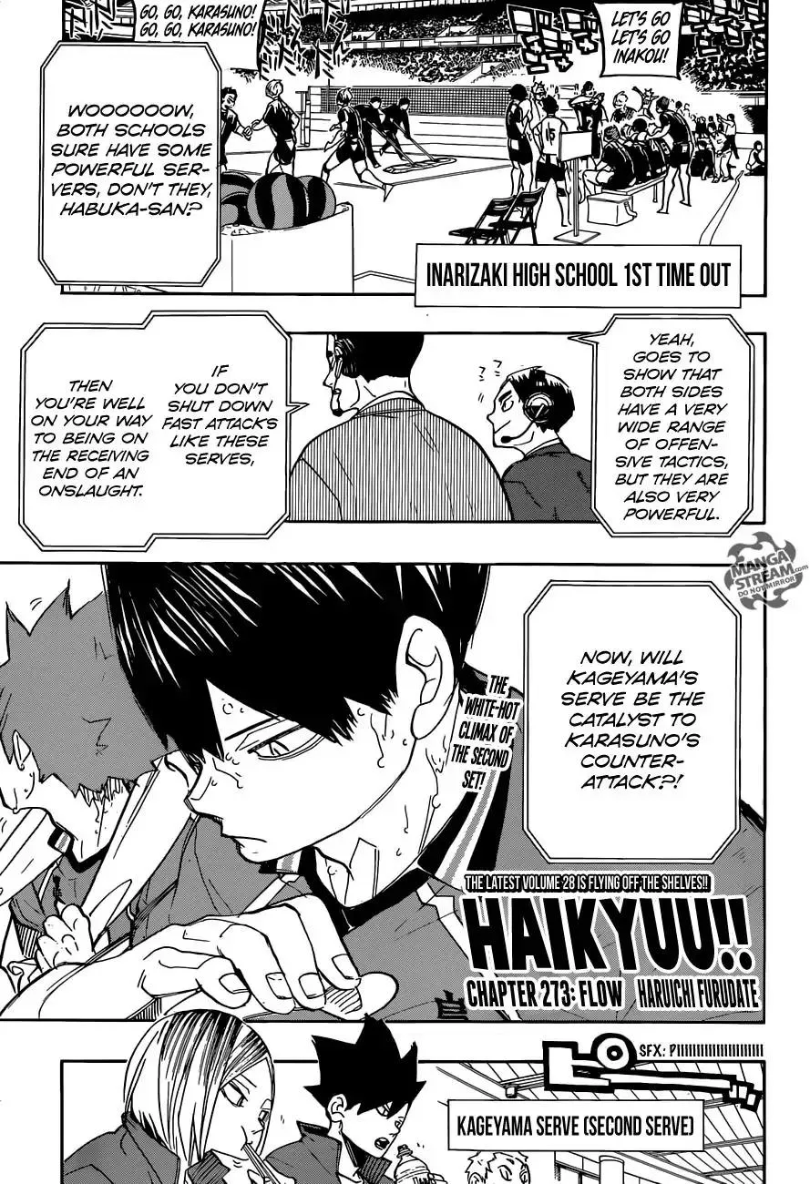 Read Haikyu!! Chapter 273 - Flow Online