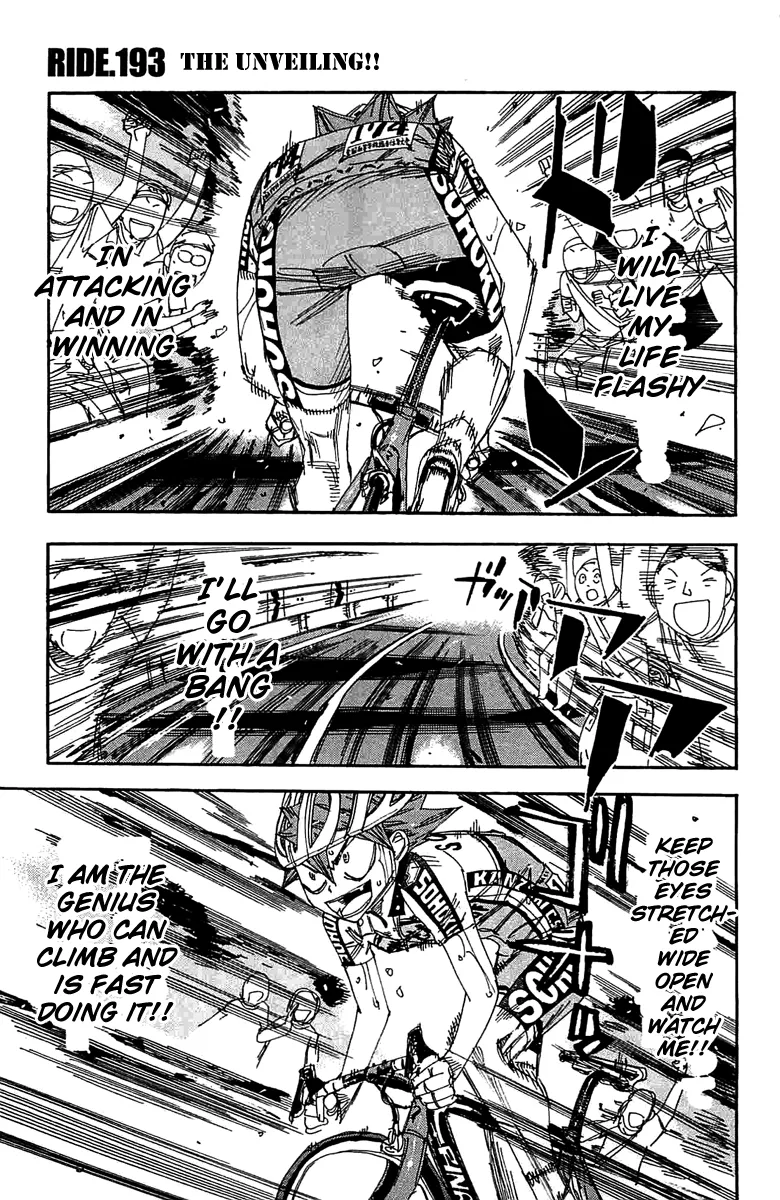 Read Yowamushi Pedal Chapter 193 - The Unveiling!! Online