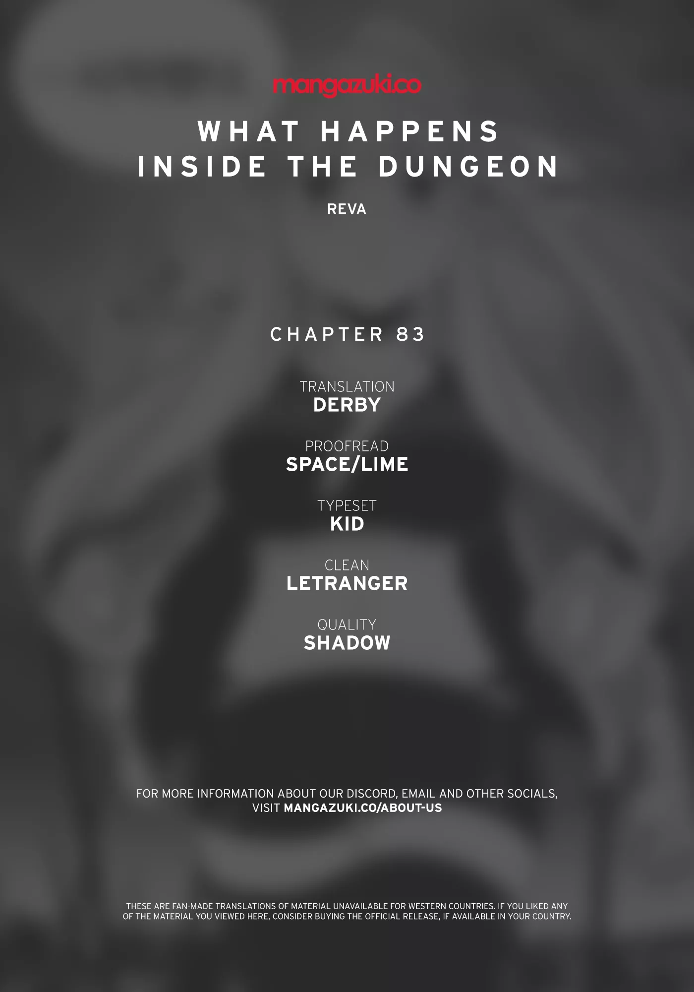 Read What Happens Inside the Dungeon Chapter 83 Online