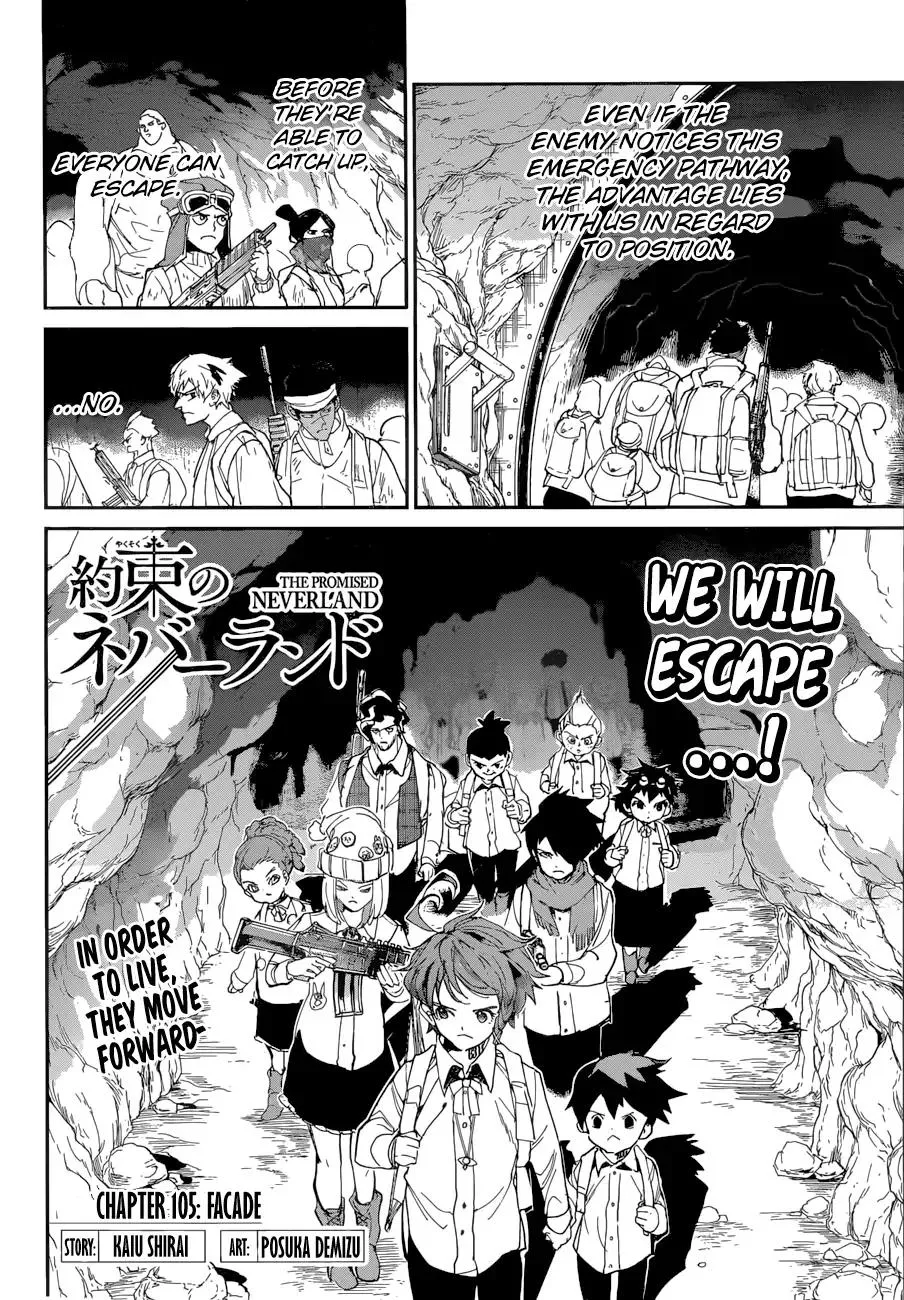 Read Yakusoku no Neverland Chapter 105 Online