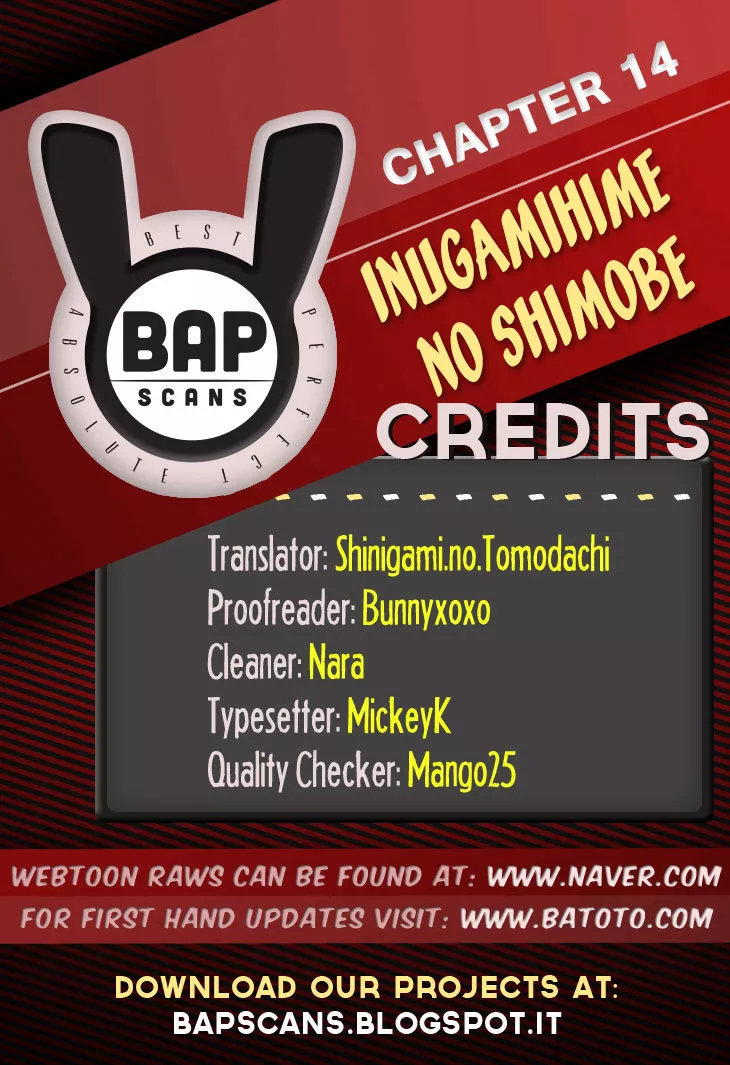 Read Inugami-hime no Shimobe Chapter 14 Online