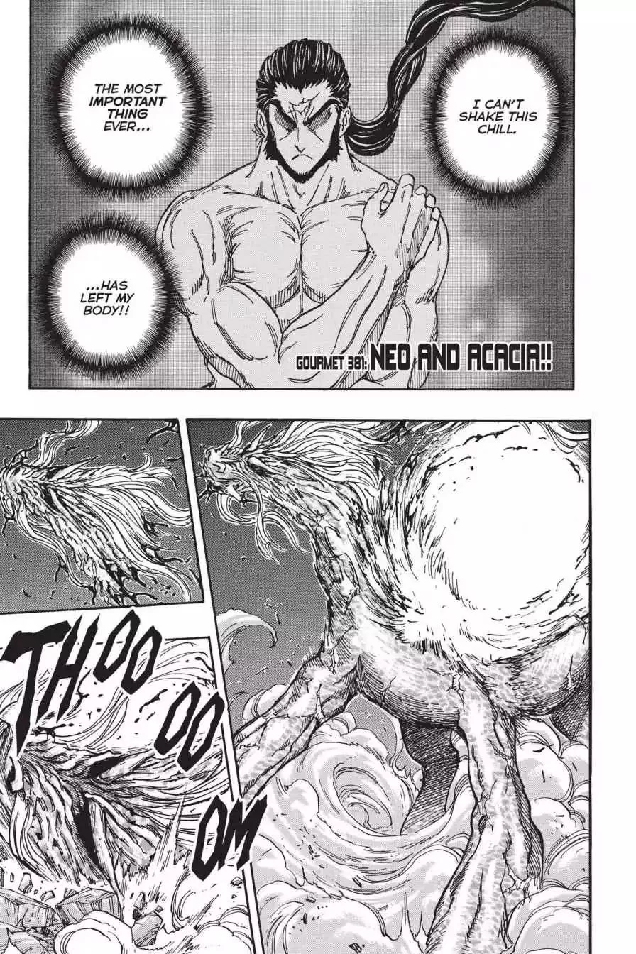 Read Toriko Chapter 381 - Vol.42 Gourmet 381: Neo and Acacia!! Online