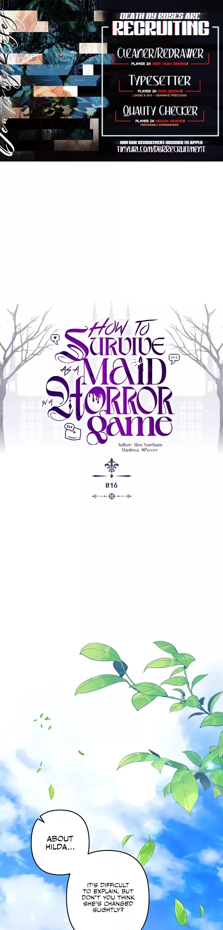 Read How to Survive as a Maid in a Horror Game Chapter 16 Online