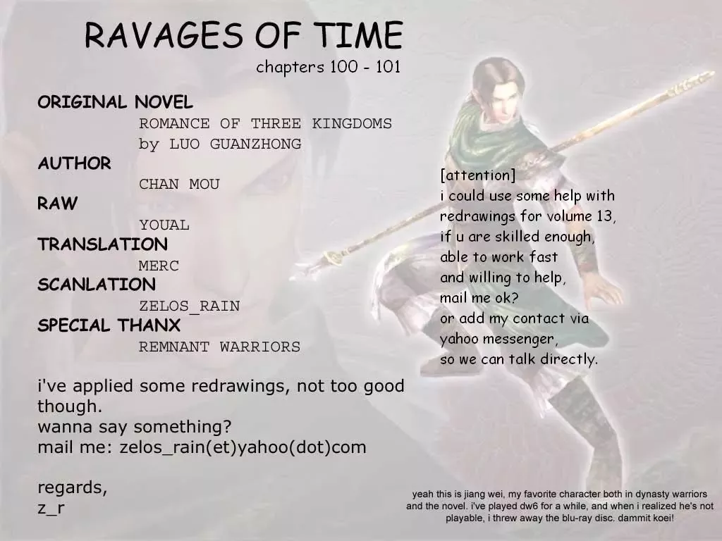 Read The Ravages of Time Chapter 101 - Cao Online