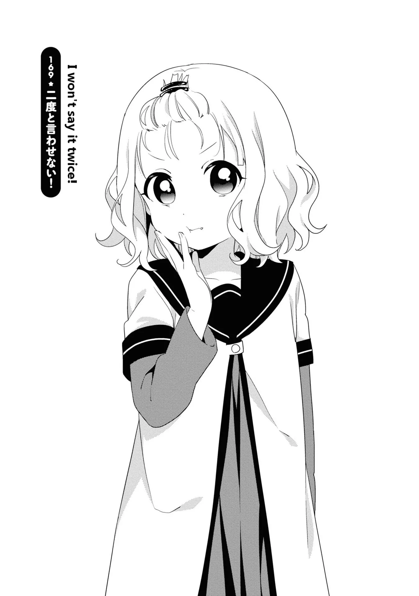 Read Yuru Yuri Chapter 169 - I Won't Say It Twice! Online