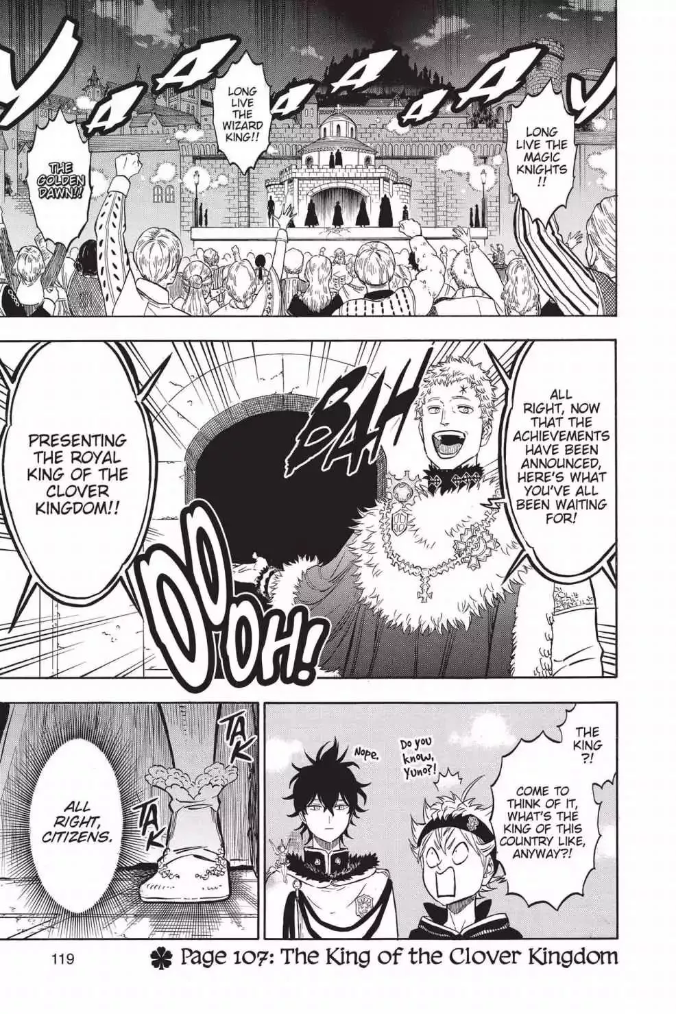 Read Black Clover Chapter 107 - Vol.12 Page 107: The King of the Clover Kingdom Online