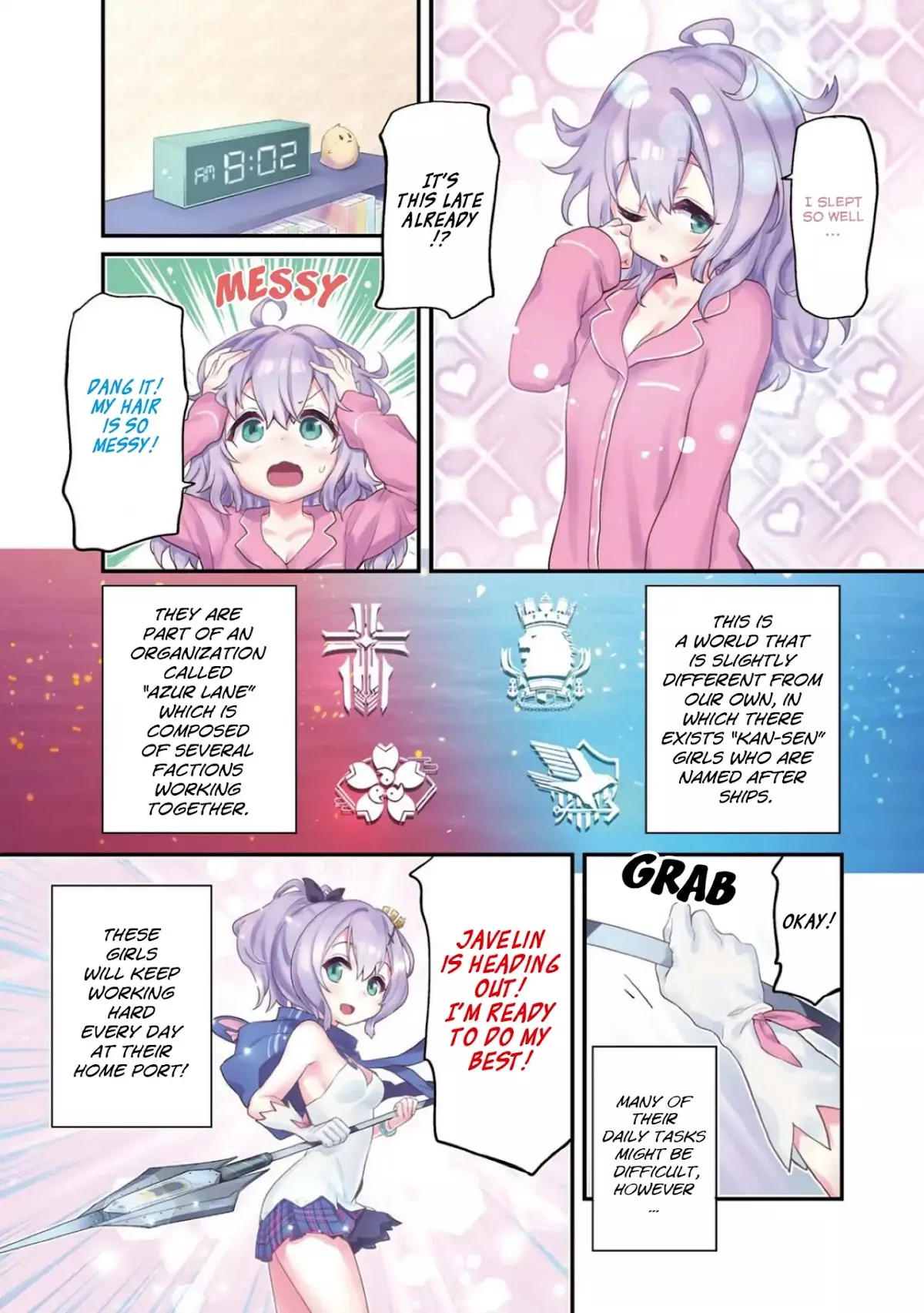 Read Azur Lane 4-koma: Slow Ahead Chapter 0 - Bonus color page Online