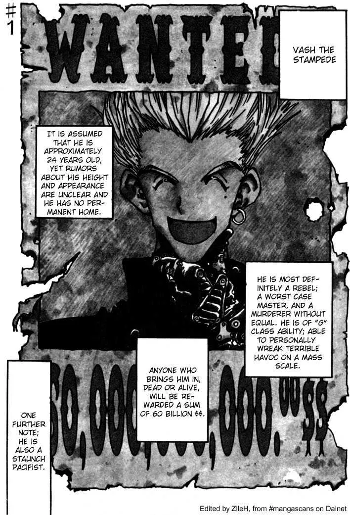 Read Trigun Chapter 1 - The 60,000,000,000.00 $$ Man Online