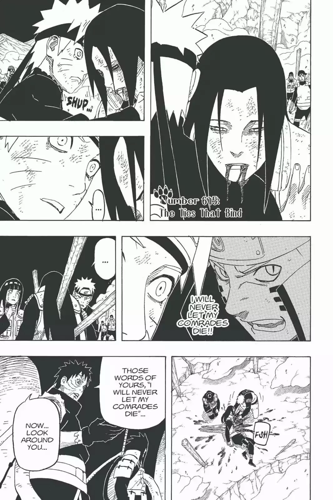 Read Naruto Chapter 615 - The Ties That Bind Online