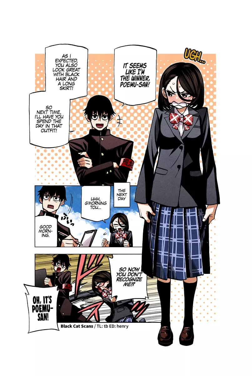 Read Ponkotsu Fuukiiin to Skaato take ga Futekisetsu na JK no Hanashi Chapter 15.6 - NicoNico Extra Chapter Online