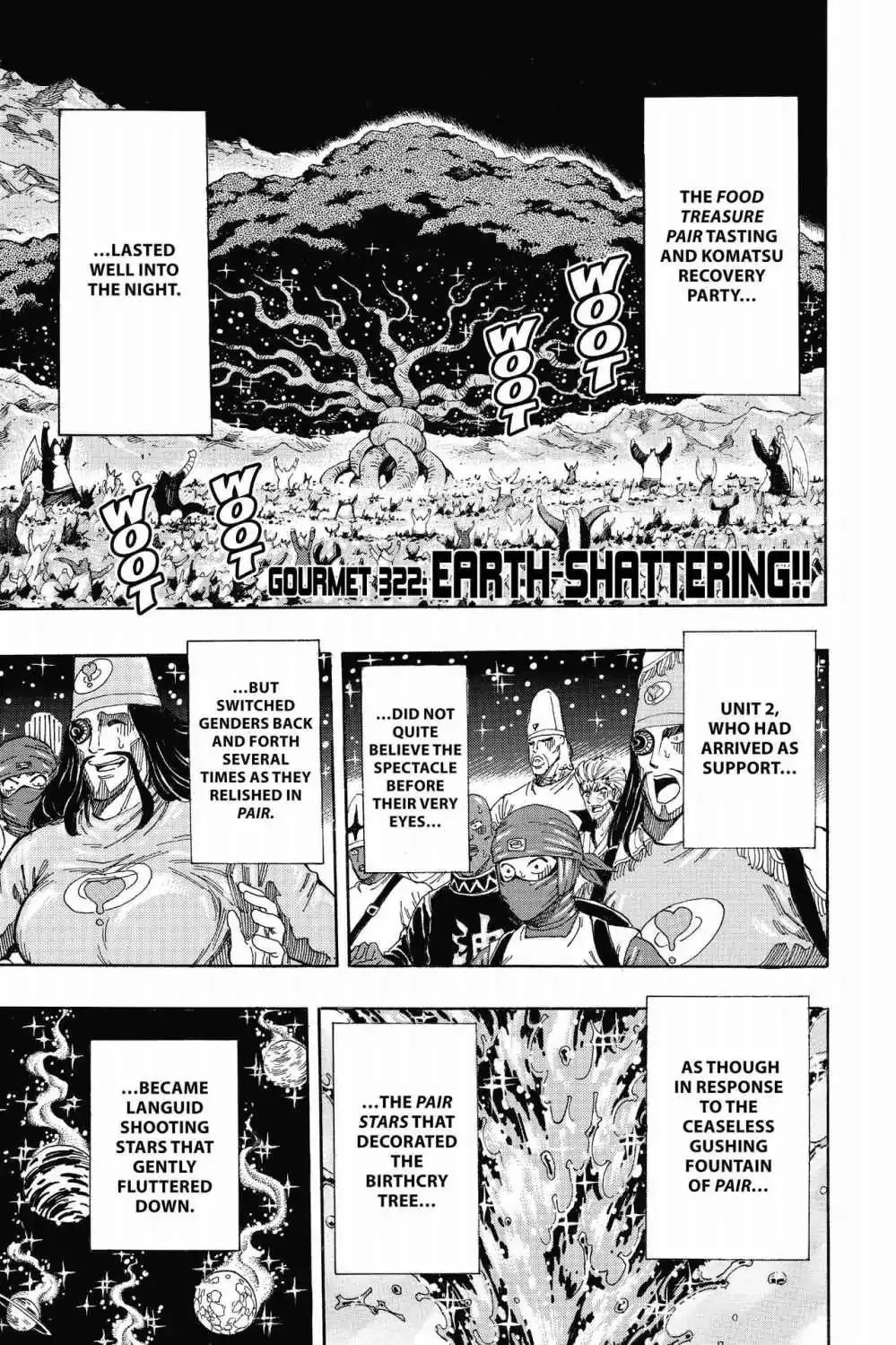 Read Toriko Chapter 322 - Vol.36 Gourmet 322: Earth-Shattering!! Online