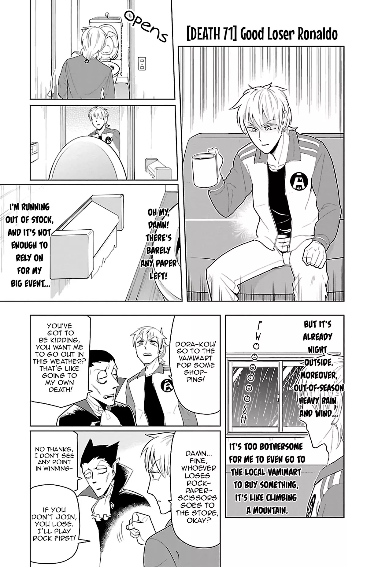 Read Kyuuketsuki Sugu Shinu Chapter 71 - Good Loser Ronaldo Online