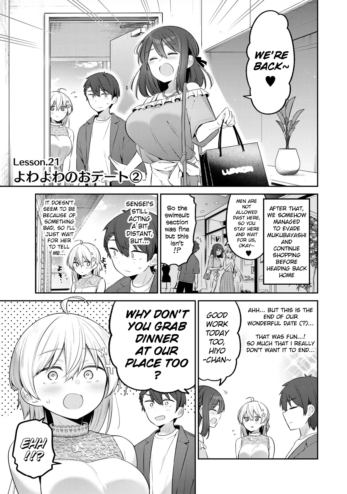 Read Yowa Yowa Sensei Chapter 21 - Yowayowa's Date 2 Online