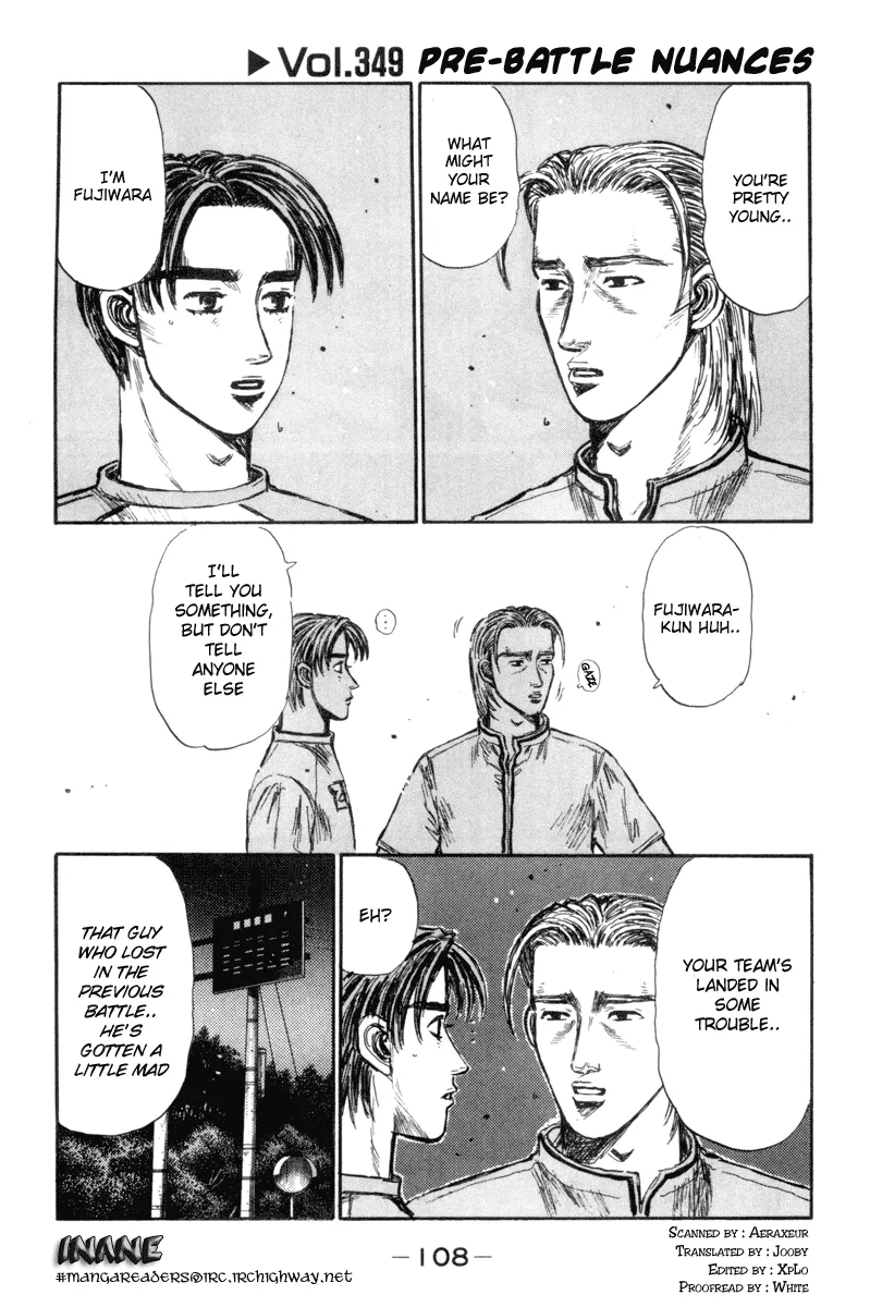 Read Initial D Chapter 349 Online