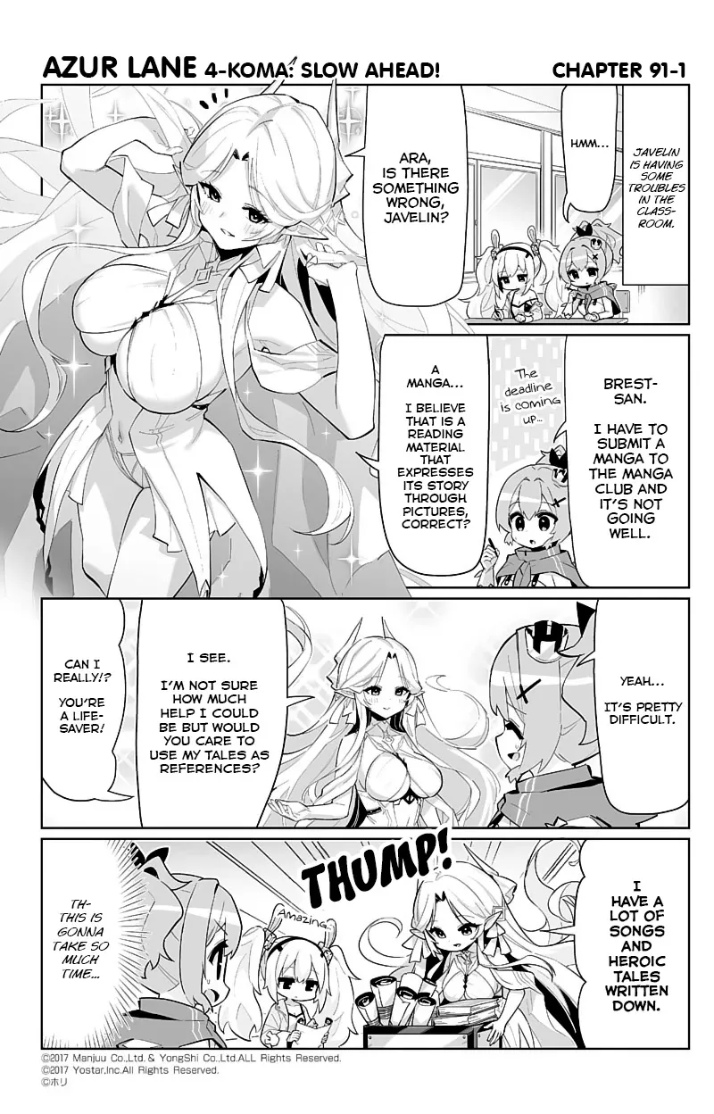 Read Azur Lane 4-koma: Slow Ahead Chapter 91 Online