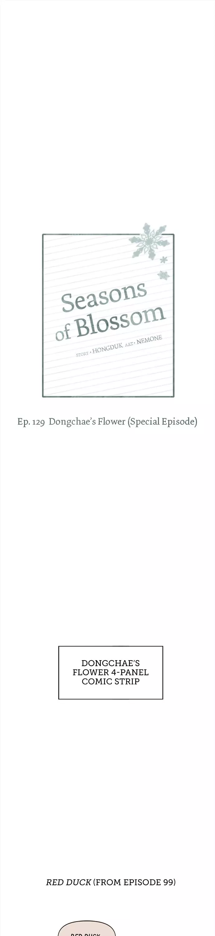 Read Seasons of Blossom Chapter 129 - (S4) Ep. 129 - Dongchae's Flower (Special Episode) Online