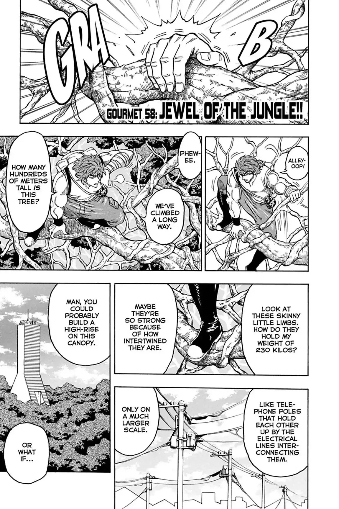 Read Toriko Chapter 58 - Vol.7 Gourmet 58: Jewel of the Jungle!! Online