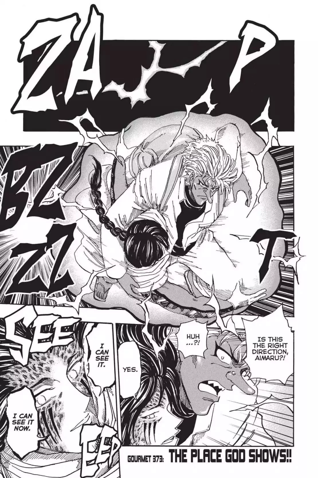 Read Toriko Chapter 373 - Vol.41 Gourmet 373: The Place God Shows!! Online