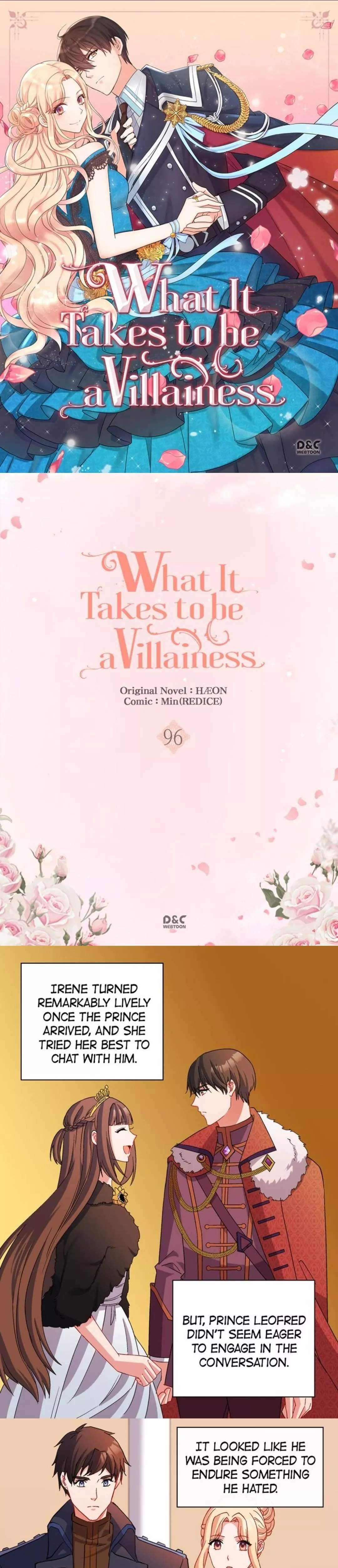 Read What It Takes to Be a Villainess Chapter 96 Online
