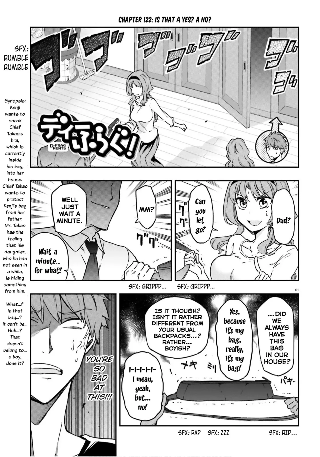 Read D-Frag! Chapter 122 - Is That a Yes? A No? Online