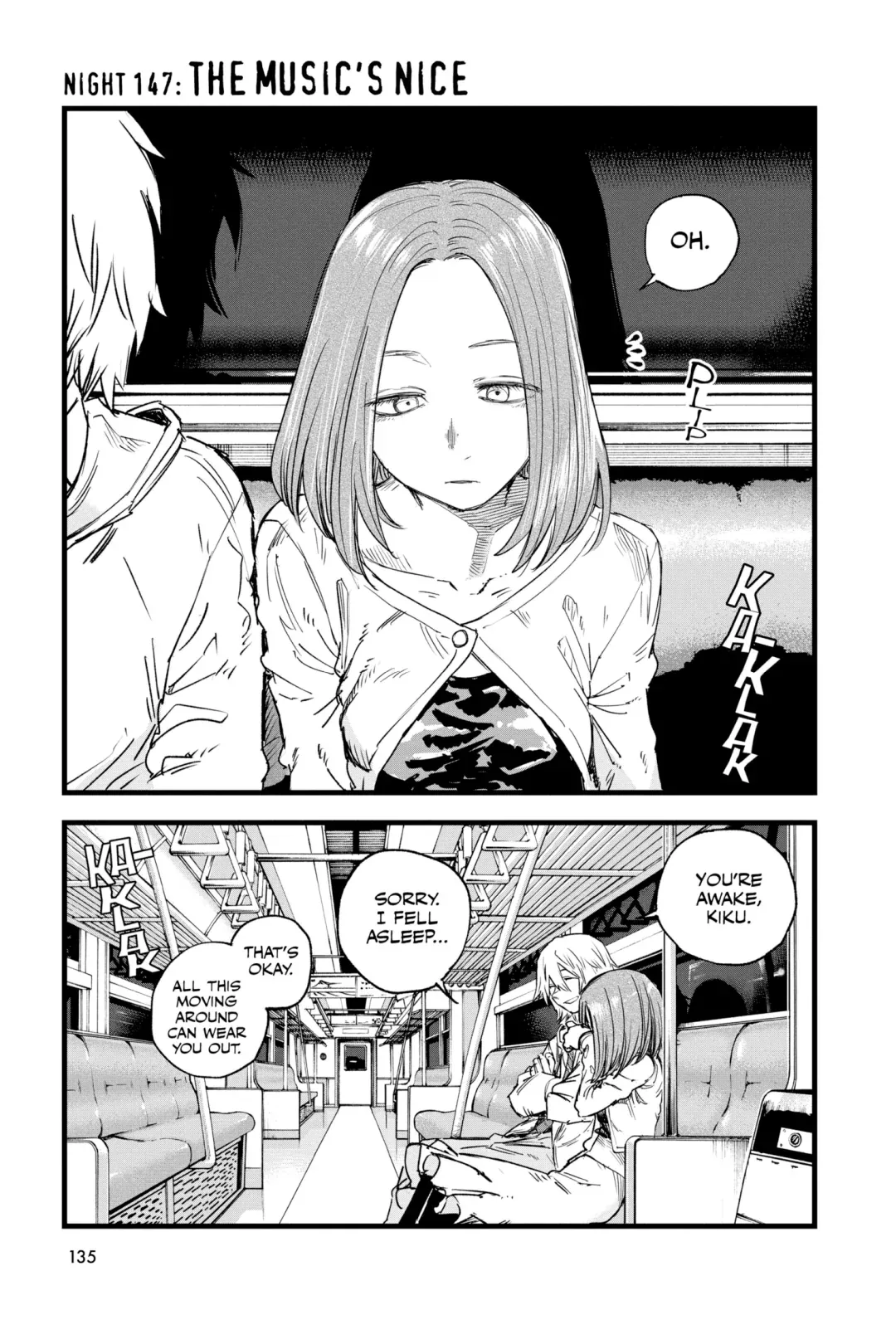 Read Yofukashi no Uta Chapter 147 Online