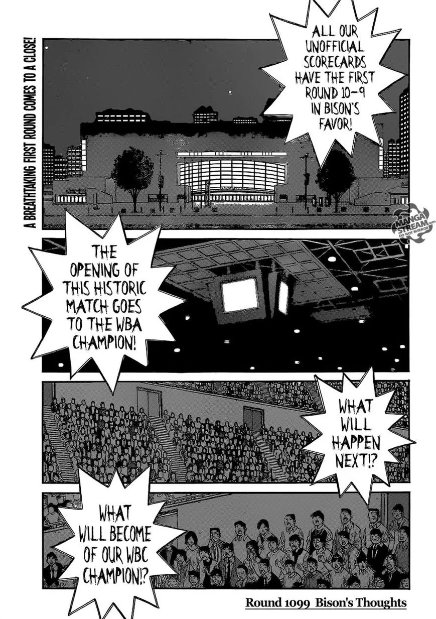 Read Hajime no Ippo Chapter 1099 - Bison's Thoughts Online