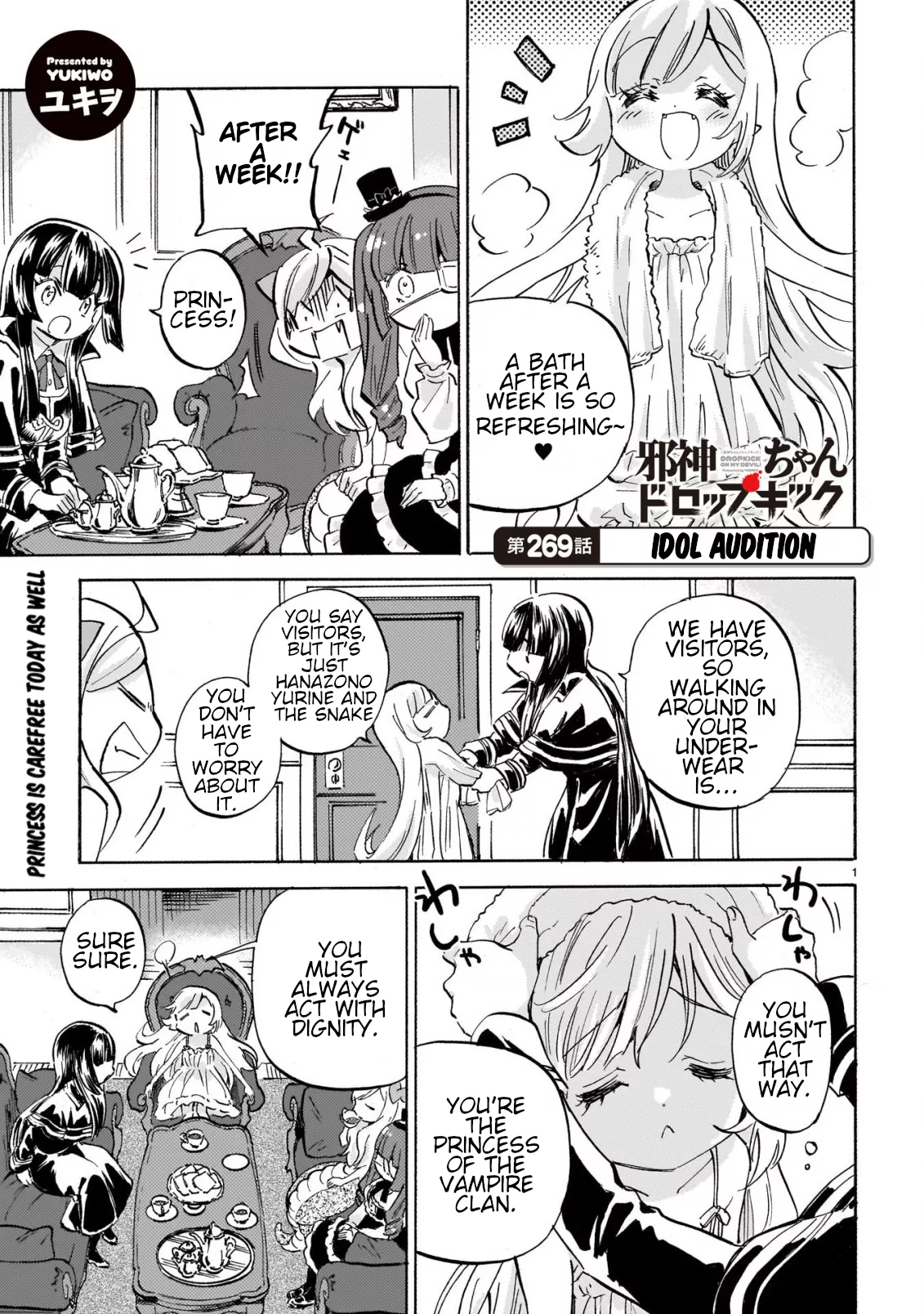 Read Jashin-chan Dropkick Chapter 274 - Idol Audition Online