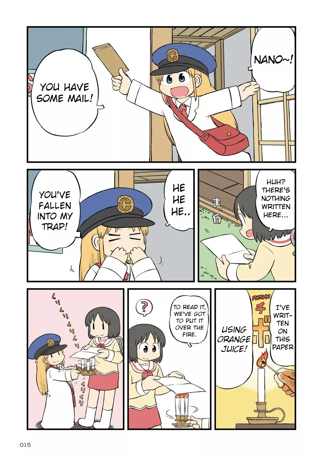 Read Nichijou Chapter 217 Online