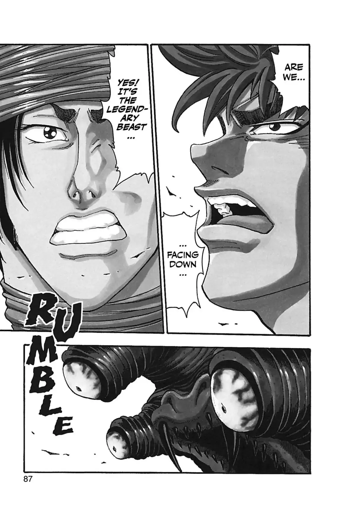 Read Toriko Chapter 12 - Vol.2 Gourmet 12: Showdown with the Devil Python!! Online