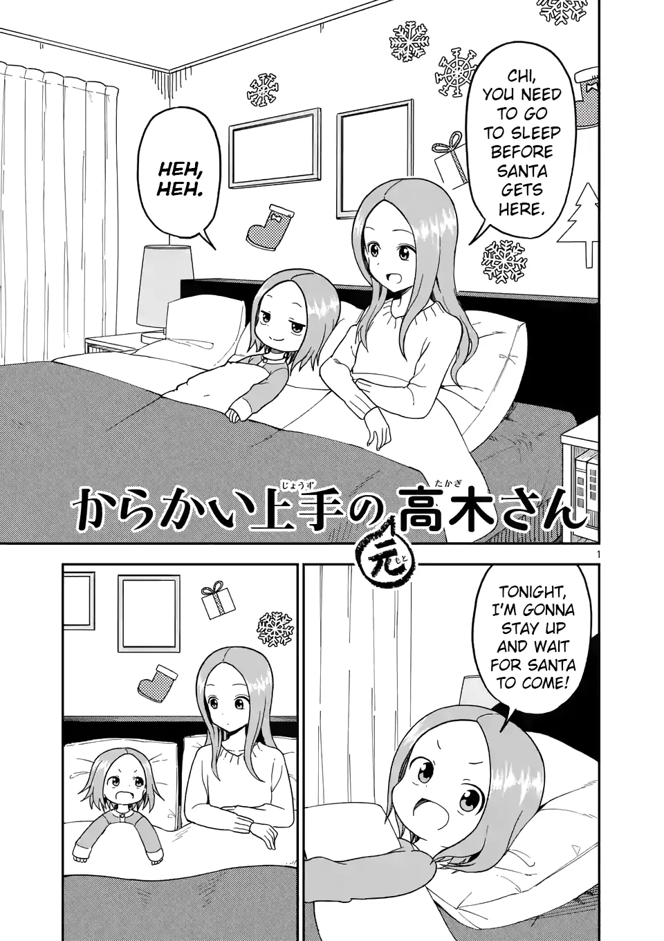 Read Karakai Jouzu no (Moto) Takagi-san Chapter 70 - Santa Online