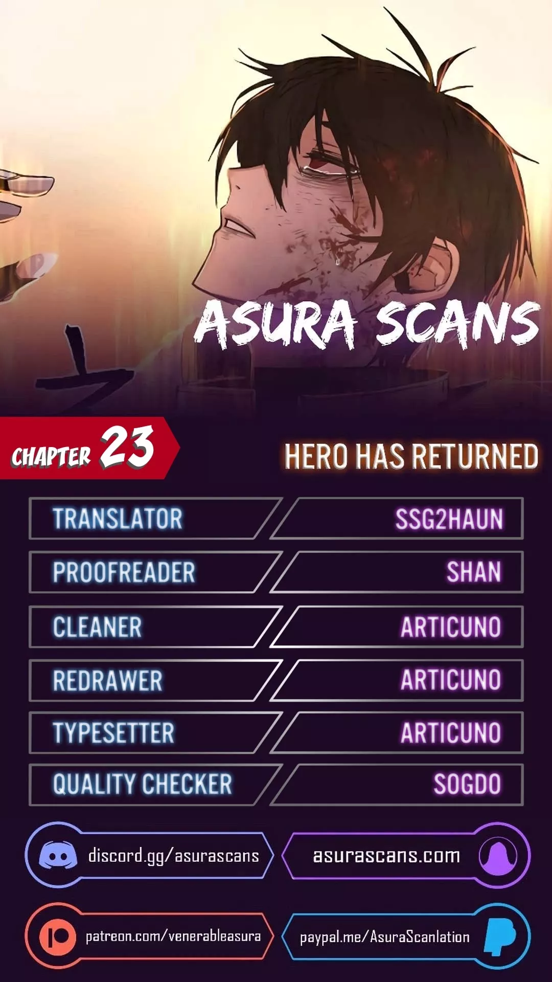 Read Hero Has Returned Chapter 23 Online