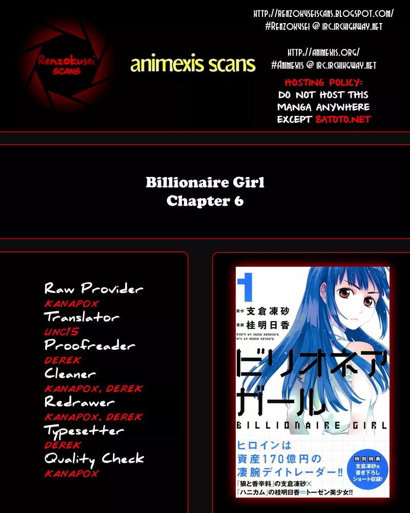 Read Billionaire Girl Chapter 6 Online