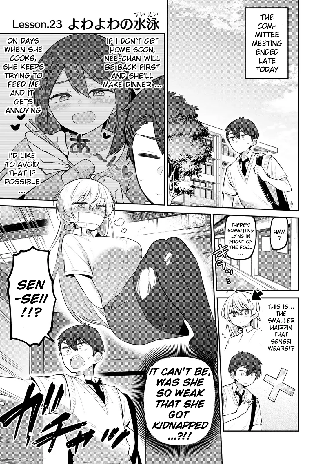 Read Yowa Yowa Sensei Chapter 23 - Yowayowa's Swimming Online