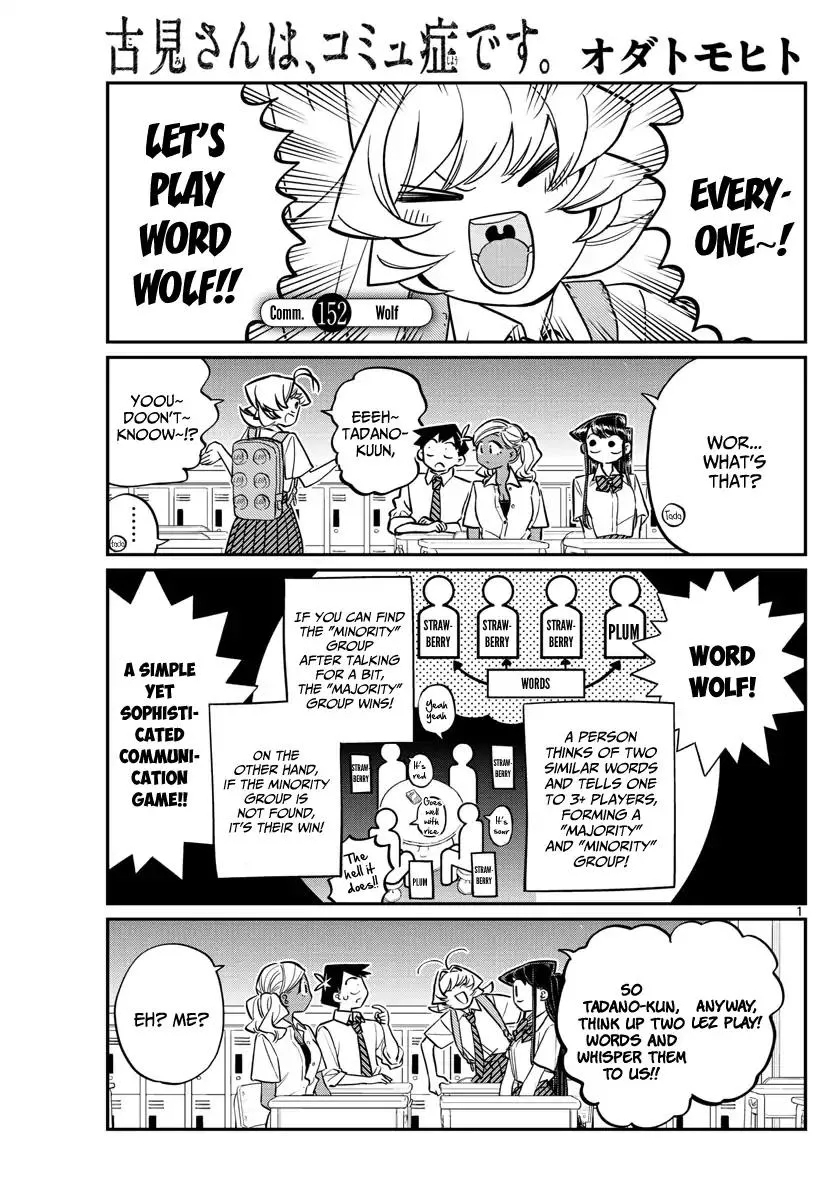 Read Komi-san wa Komyushou Desu Chapter 152 Online