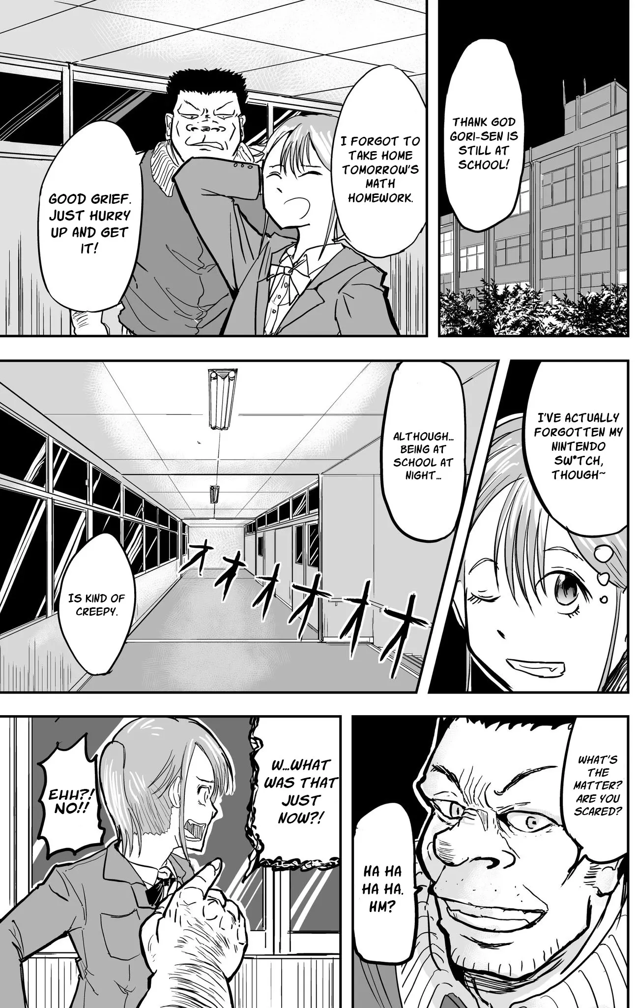 Read A Manga About the Kind of PE Teacher Who Dies at the Start of a School Horror Movie Chapter 9 Online