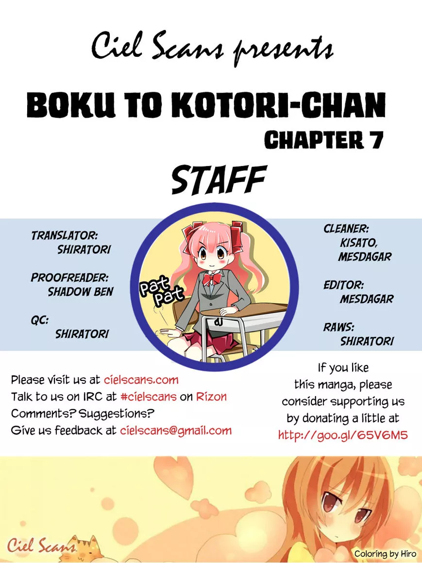 Read Boku to Kotori-chan Chapter 7 Online