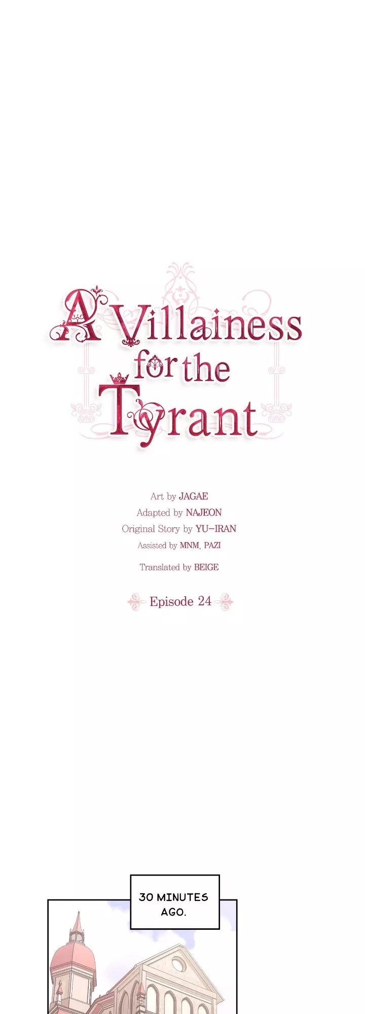 Read A Villainess for the Tyrant Chapter 24 Online