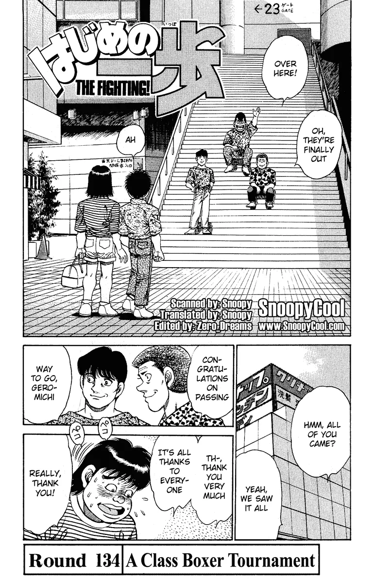 Read Hajime no Ippo Chapter 134 - A Class Boxer Tournament Online