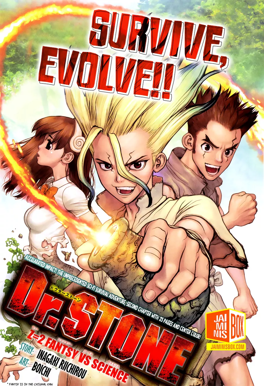 Read Dr. Stone Chapter 2 - Fantsy vs Science Online