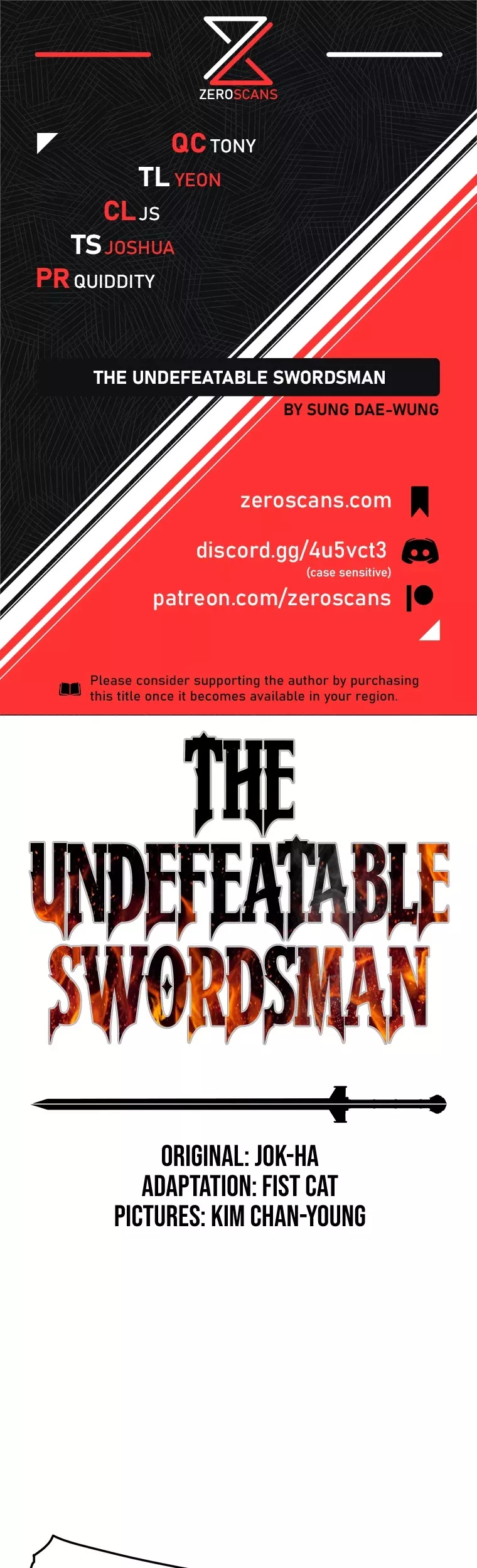 Read The Undefeatable Swordsman Chapter 109 Online