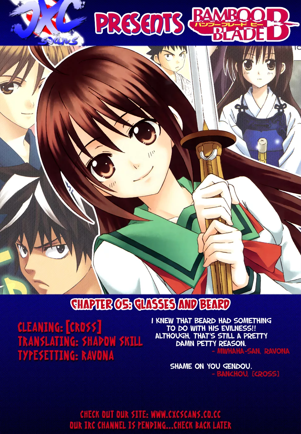 Read Bamboo Blade B Chapter 5 - Glasses And Beard Online