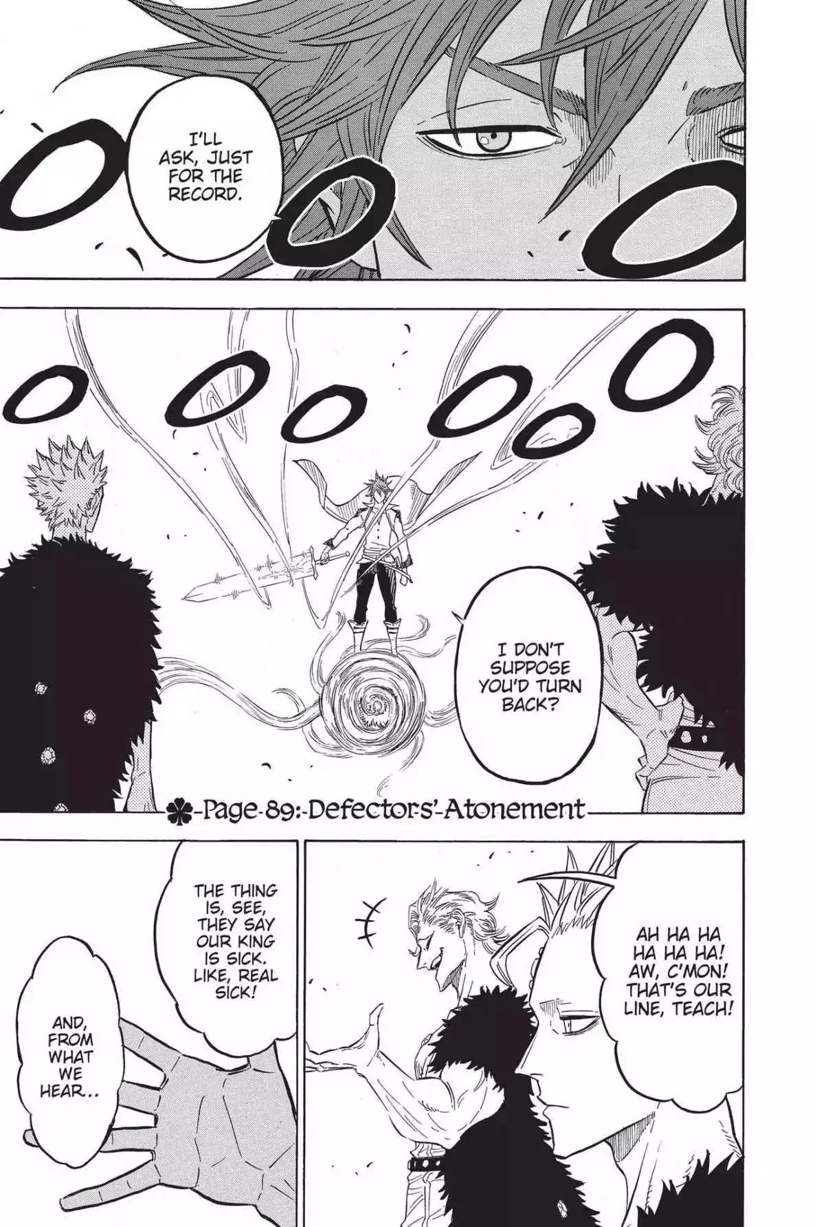 Read Black Clover Chapter 89 - Vol.10 Page 89: Defectors' Atonement Online