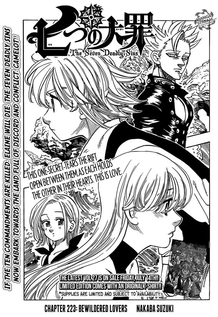 Read Nanatsu no Taizai Chapter 223 - Bewildered Lovers Online