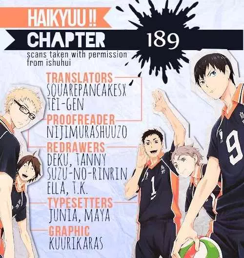 Read Haikyu!! Chapter 189 - Declaration of War (Part 2) Online