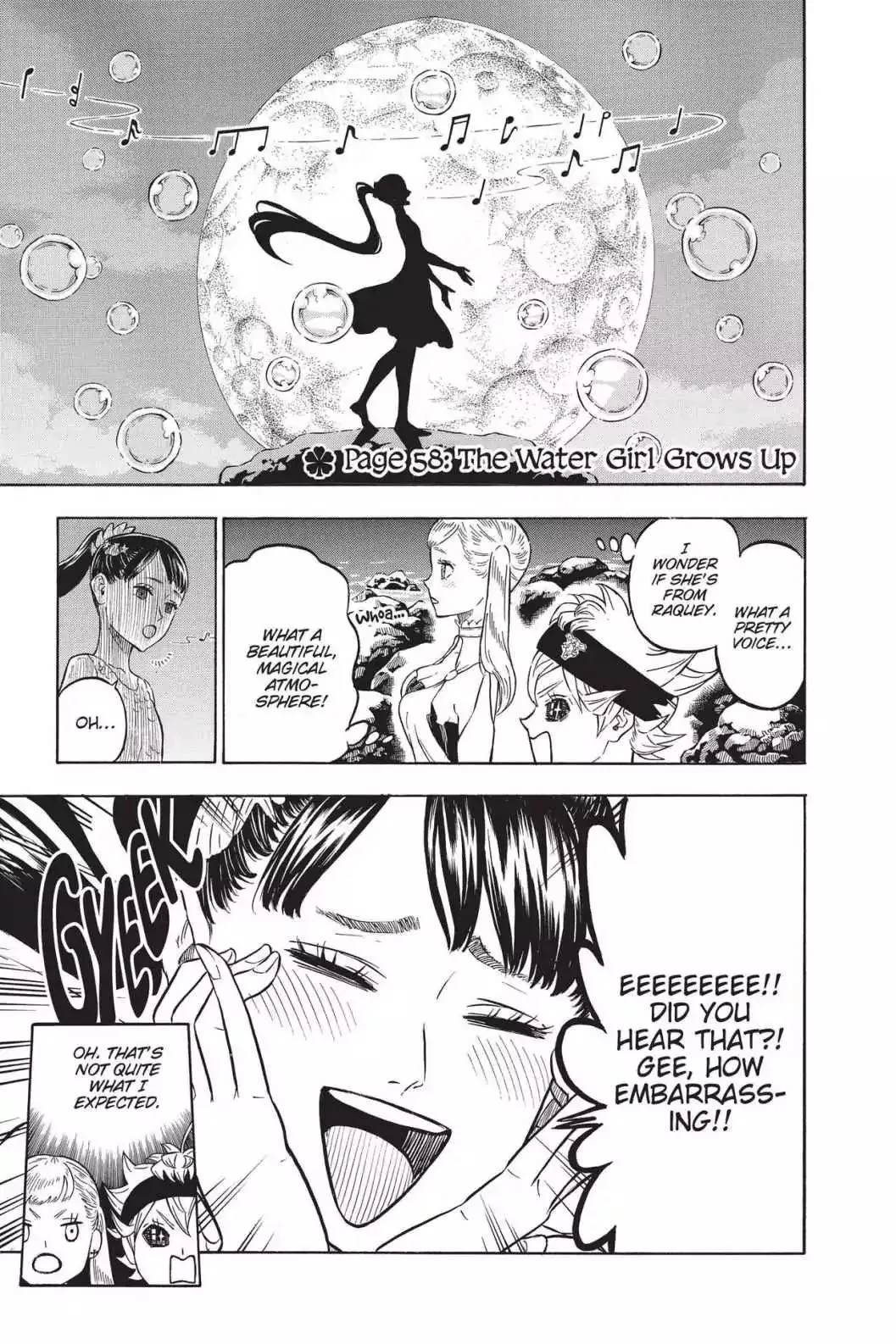 Read Black Clover Chapter 58 - Vol.7 Page 58: The Water Girl Grows Up Online