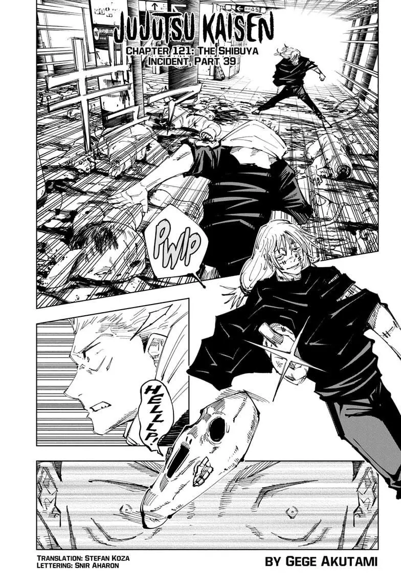 Read Jujutsu Kaisen Chapter 121 Online