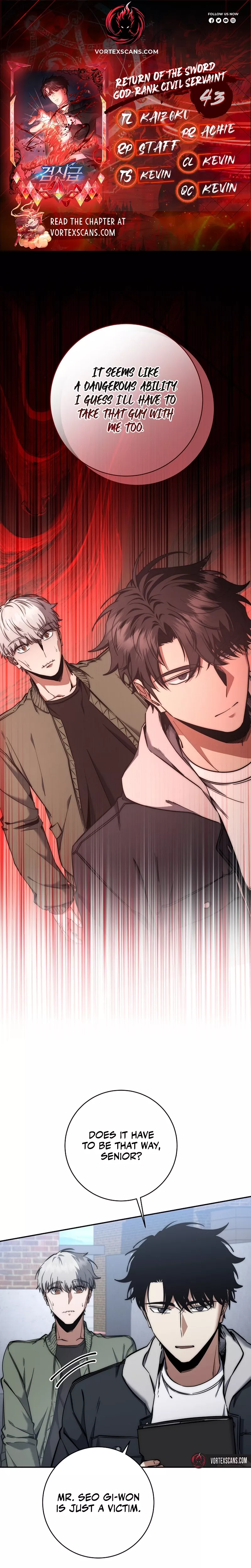 Read Return of the Sword God-Rank Civil Servant Chapter 43 Online