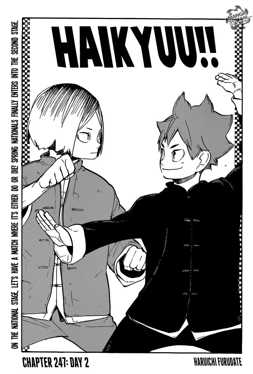 Read Haikyu!! Chapter 247 - The Second Day Online