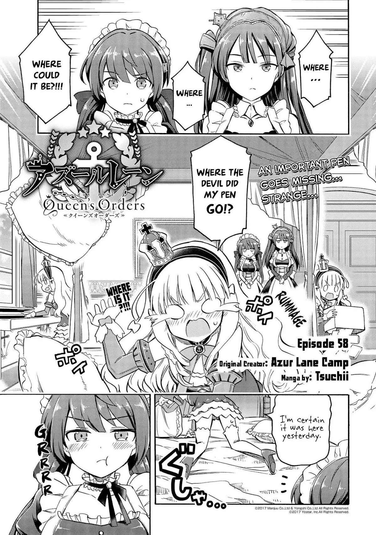 Read Azur Lane: Queen’s Orders Chapter 58 Online