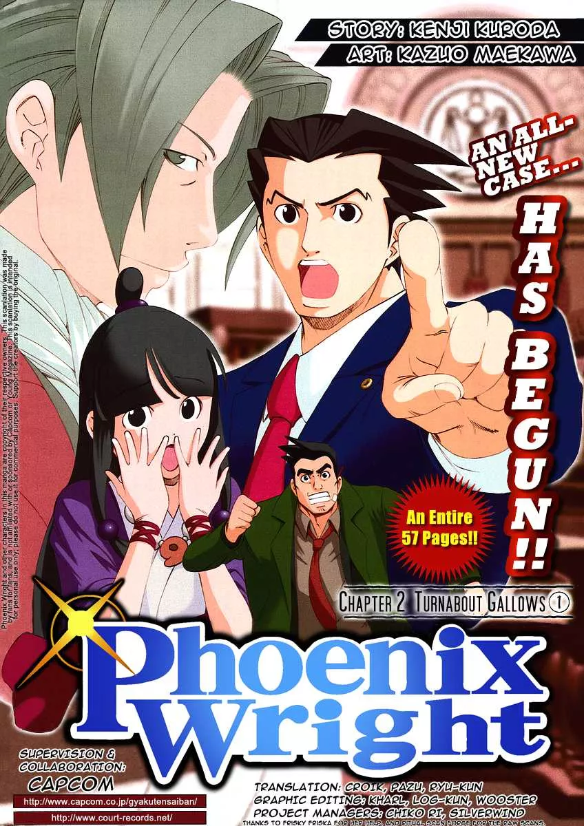 Read Gyakuten Saiban Chapter 2 - Turnabout Gallows ① Online
